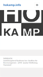 Mobile Screenshot of hokamp.info